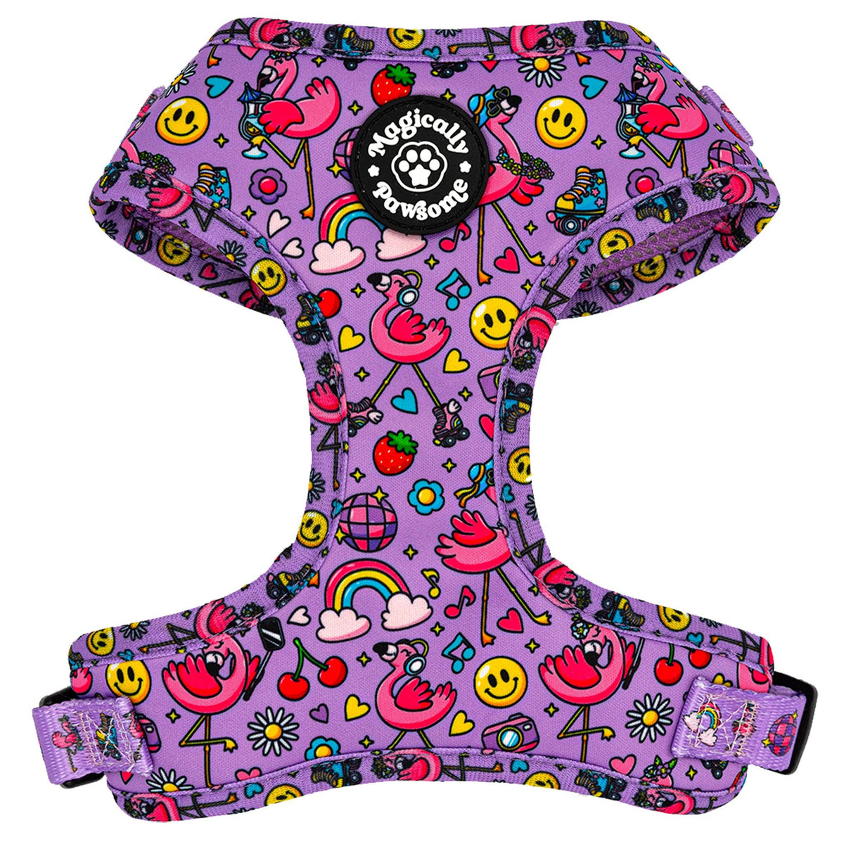 Magically Pawsome - DOG ADJUSTABLE HARNESS - I'M FLAMAZING!