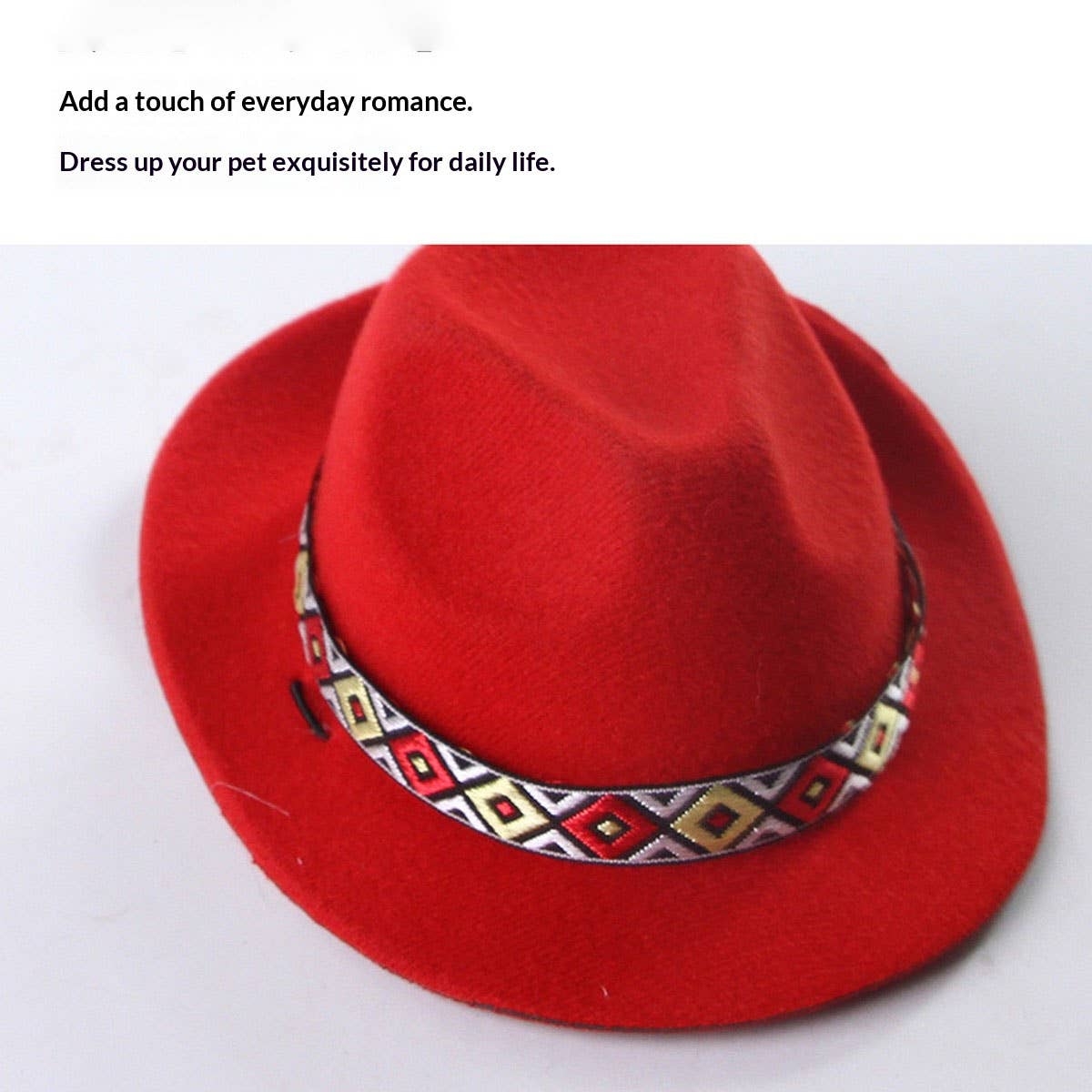 Pet Western Cowboy Sun Hat_CWMM11702: BLACK / (OS) 1