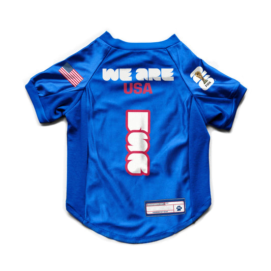 2026 FIFA World Cup Pet Stretch Jersey: L / USA