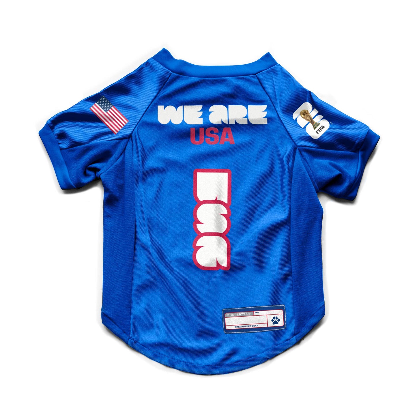 2026 FIFA World Cup Pet Stretch Jersey: M / USA