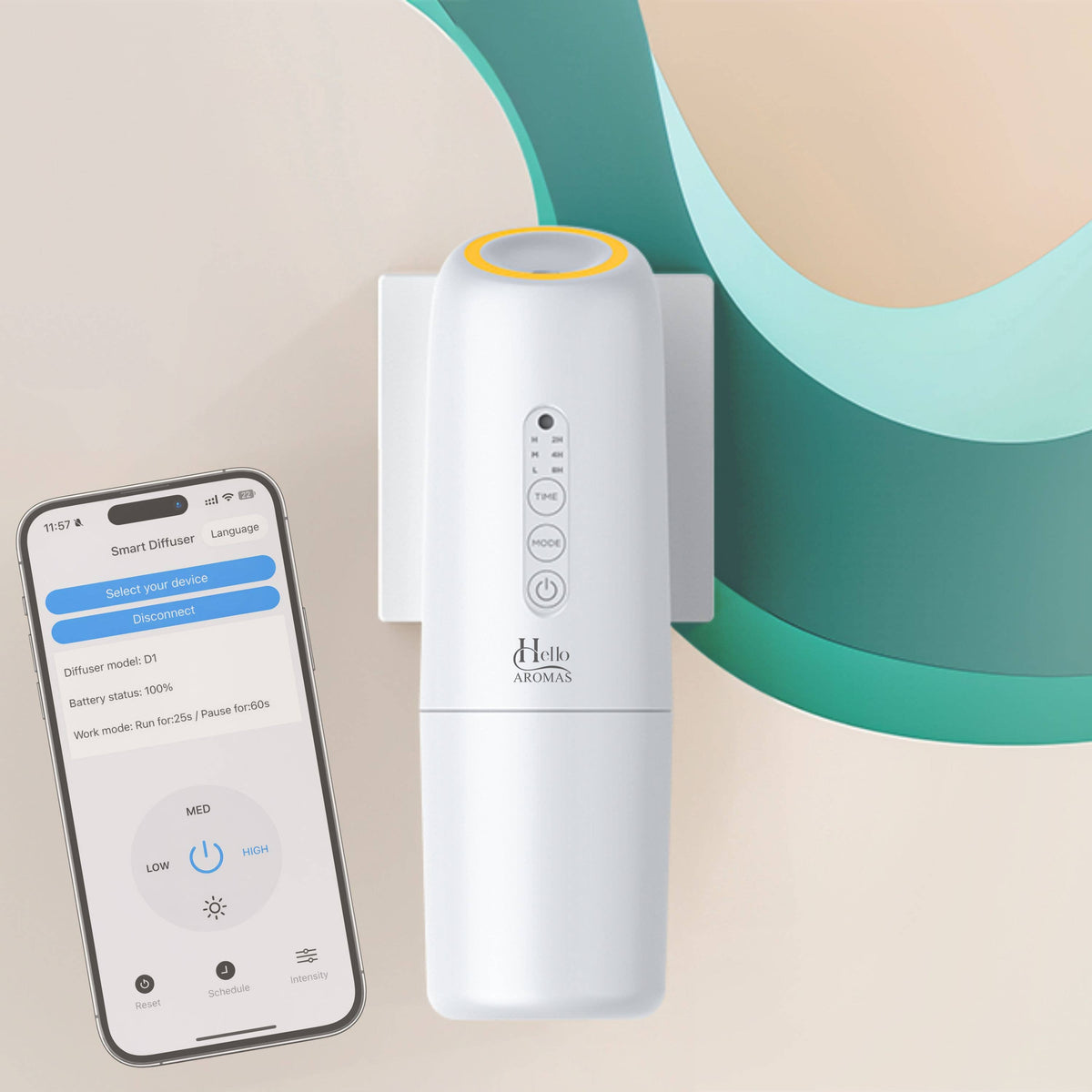 Oasis Plug-In Scent Diffuser: Black
