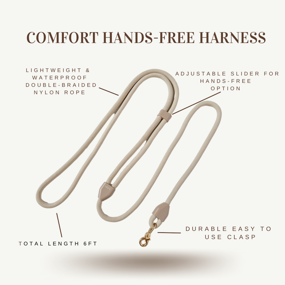 COMFORT HANDS-FREE LEASH - TOFFEE