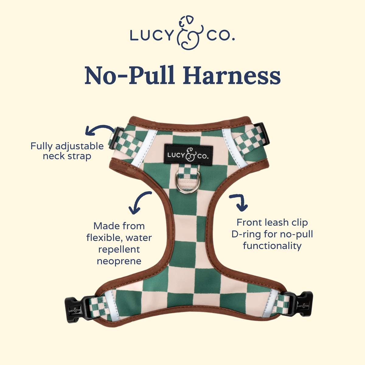 Lucy & Co. - You're a Square No-Pull Harness