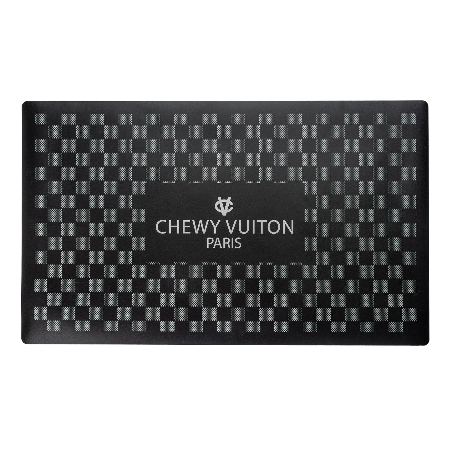 Black Checker Chewy Vuiton Placemat