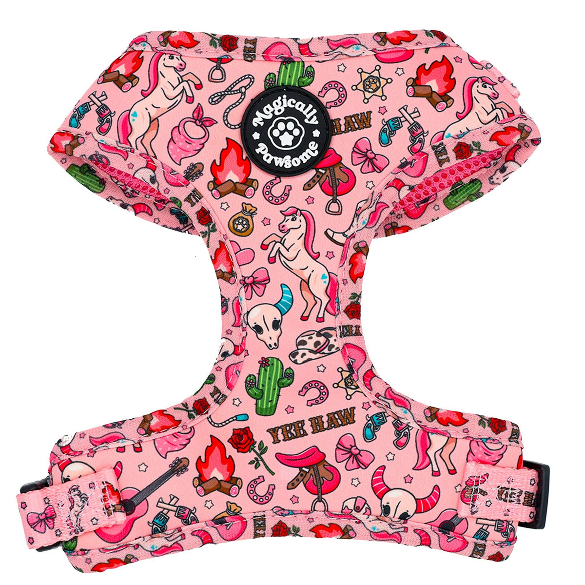 Magically Pawsome - DOG ADJUSTABLE HARNESS - COWGIRL