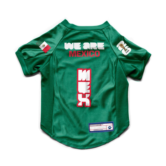 2026 FIFA World Cup Pet Stretch Jersey: S / Mexico