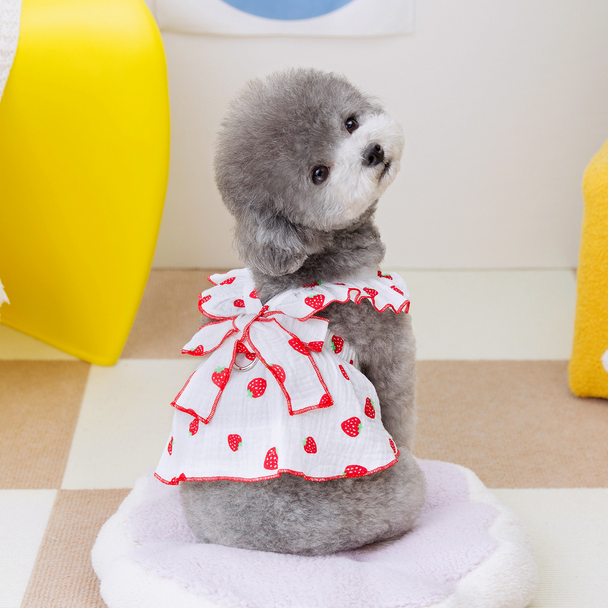 FloralPaw Princess Dress – Spring Pet Outfit_CWMM6984: Pink / (M) 2