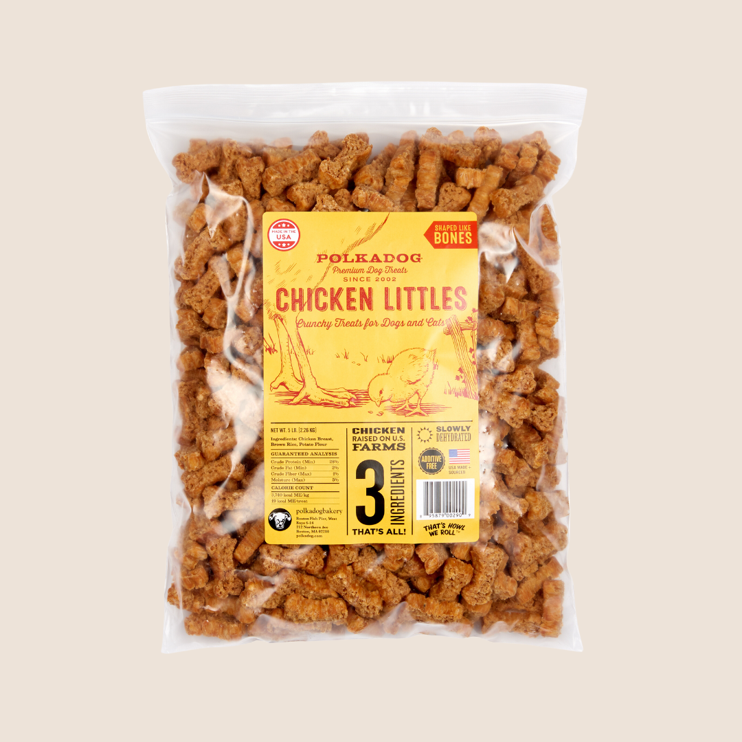 Bulk: Chicken Littles (Bone Shaped) - 5LB - Dog Treats
