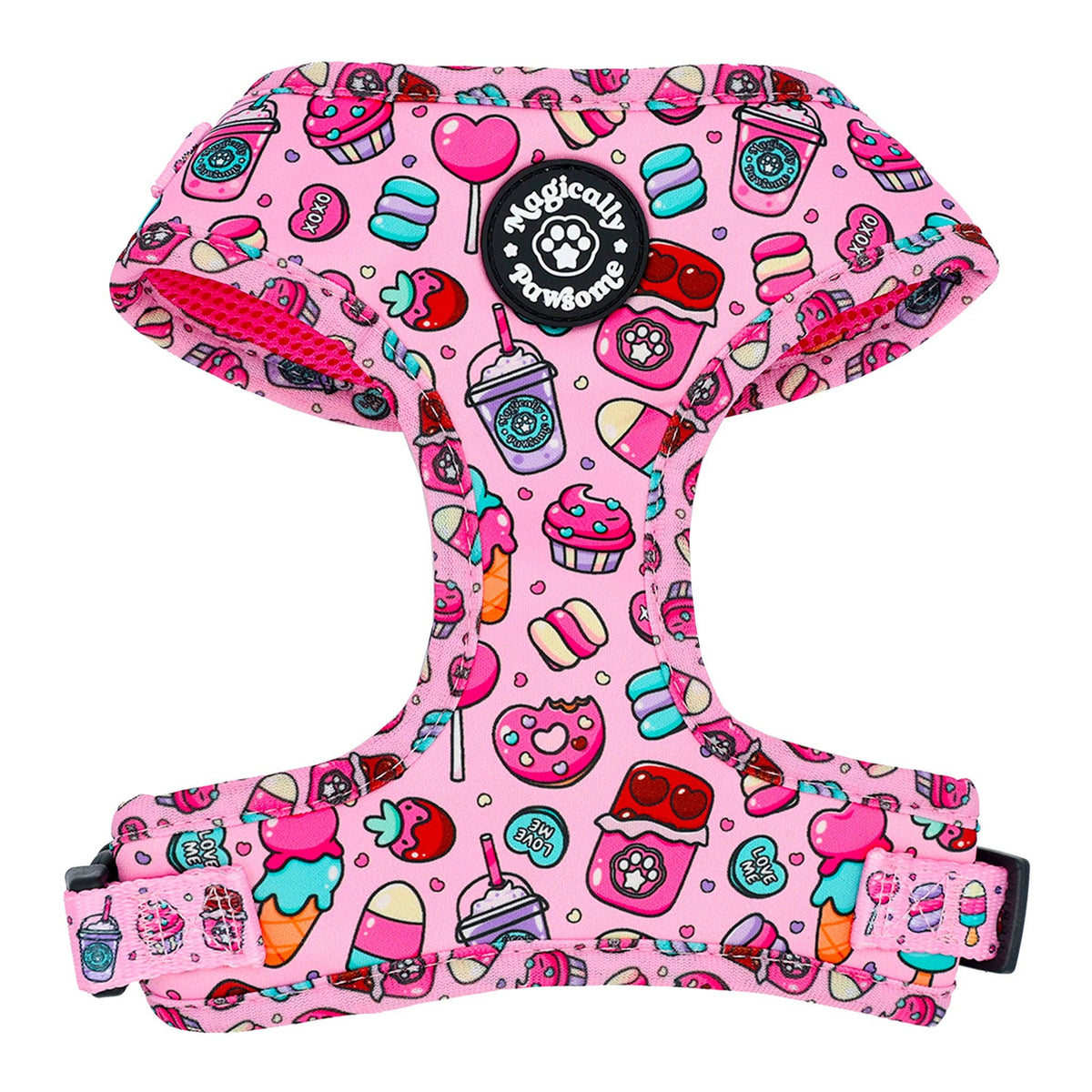 Magically Pawsome - DOG ADJUSTABLE HARNESS - I WANT CANDY