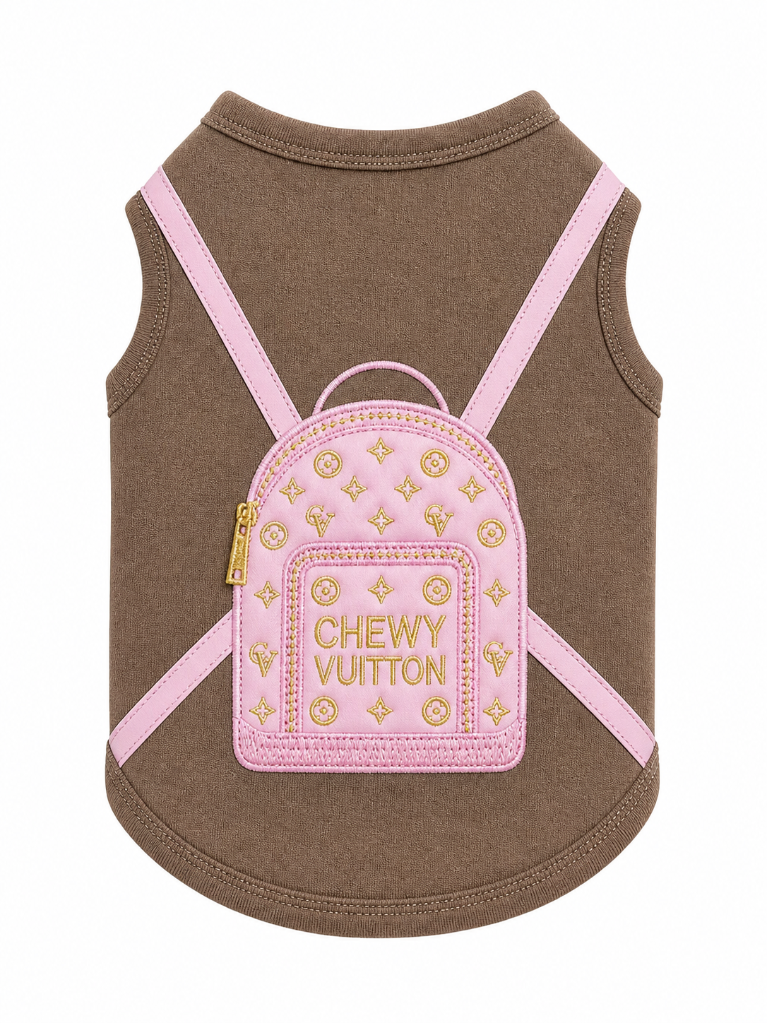 Chewy Vuiton Backpack Pink Mocha BP223: Large