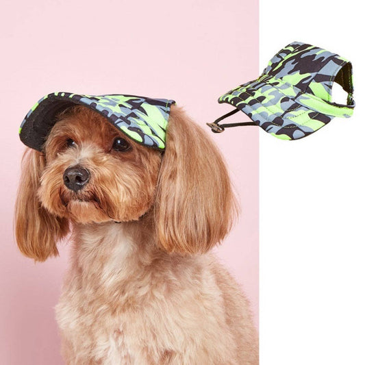 Ozzie - Colorful Stylish Dog Caps: Green / M