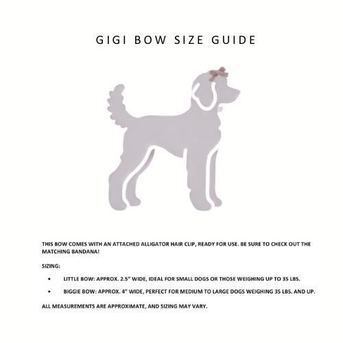 Bleu Gigi Bow: Little Bow