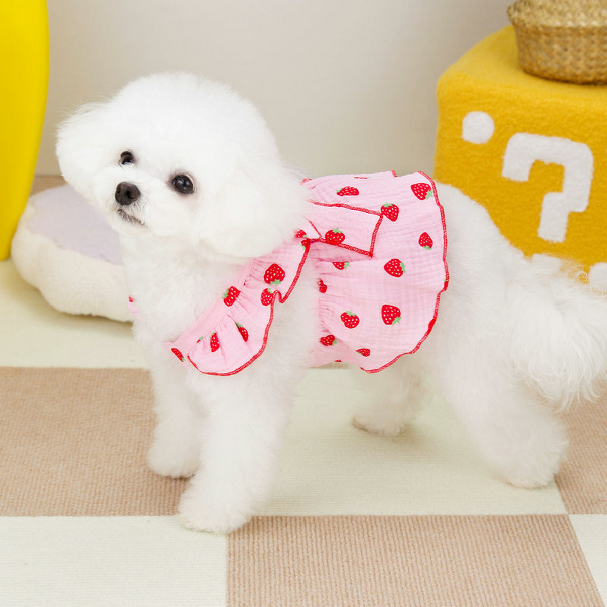 FloralPaw Princess Dress – Spring Pet Outfit_CWMM6984: Pink / (XL) 2