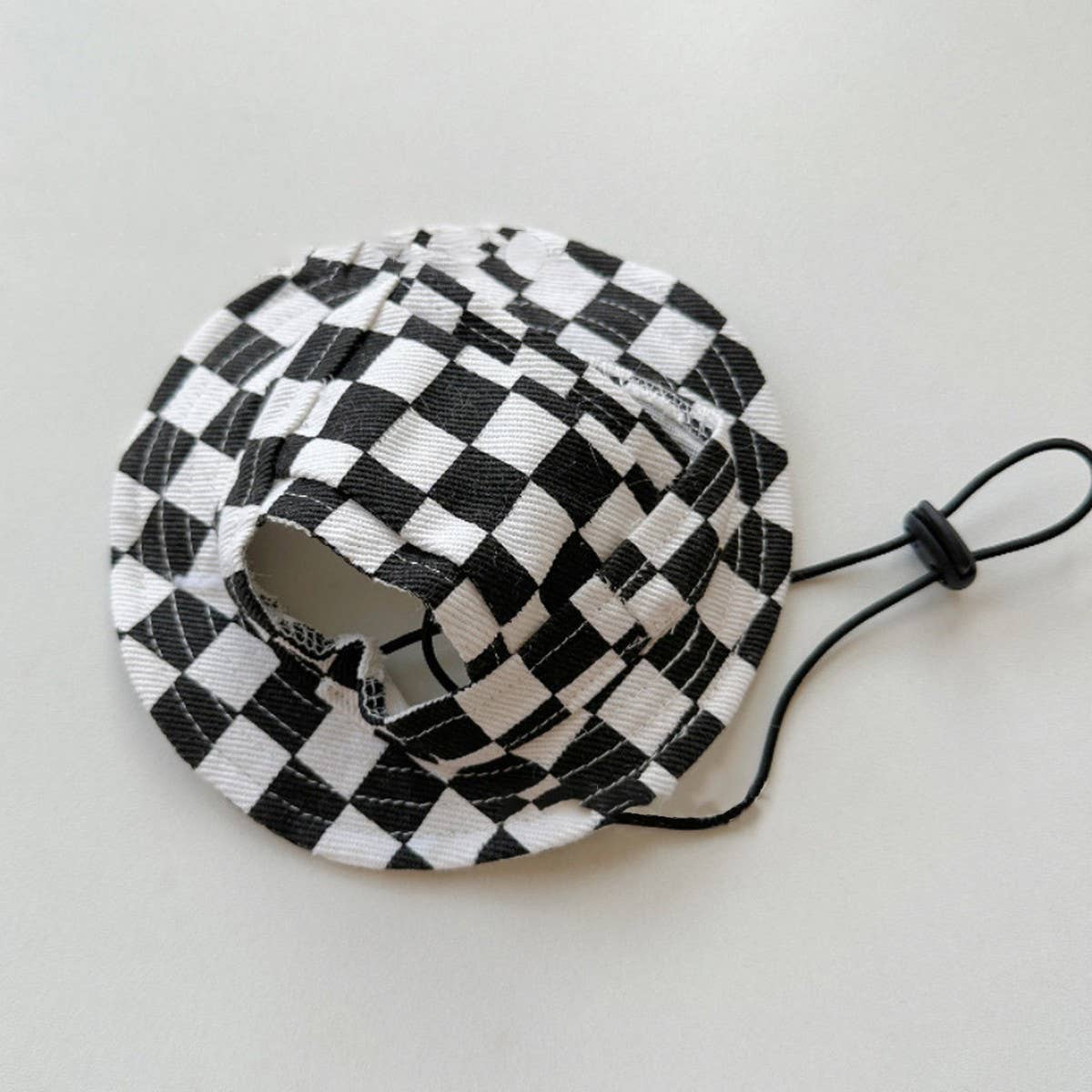 Pet Sun Hat – Cute Outdoor Bucket Hat for Dogs_CWAH3696: BLACK1 / (L) 1
