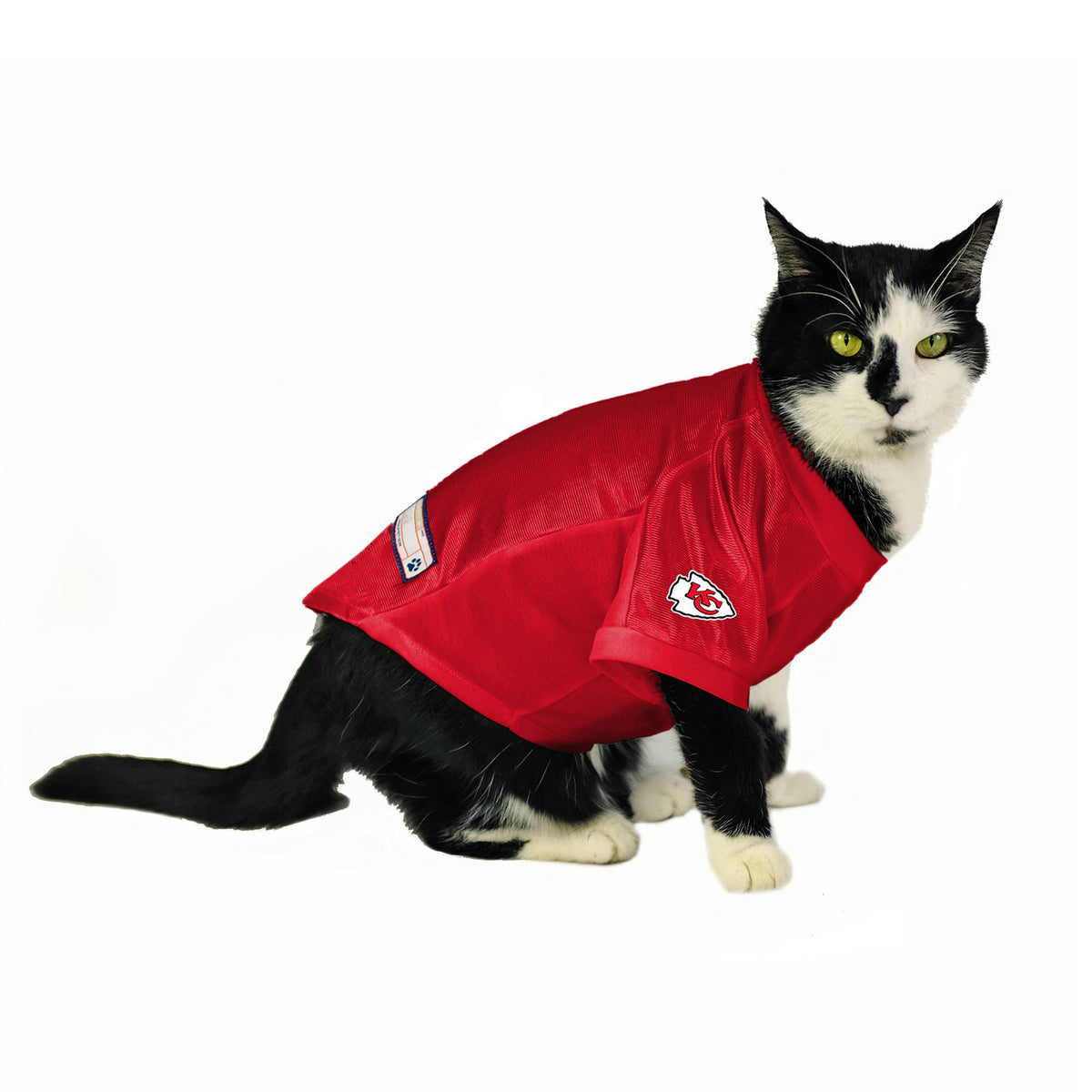 NFL Kansas City Chiefs Pet Stretch Jersey: M