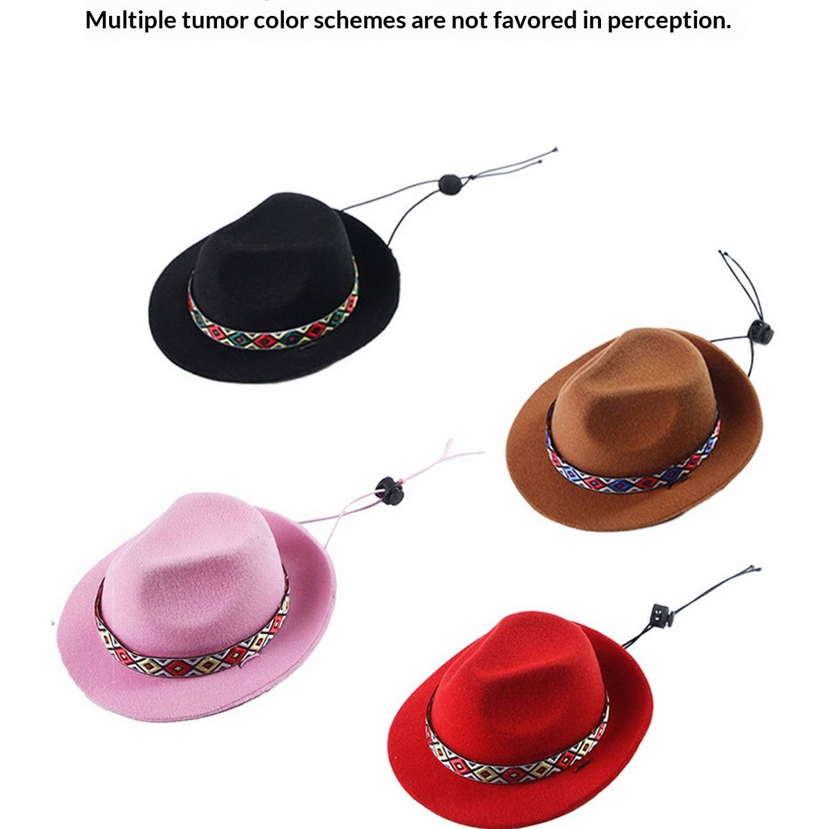 Pet Western Cowboy Sun Hat_CWMM11702: PINK / (OS) 1