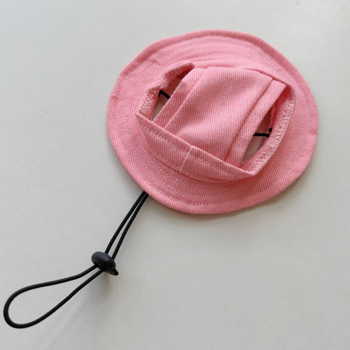 Pet Sun Hat – Cute Outdoor Bucket Hat for Dogs_CWAH3696: BLACK1 / (M) 1