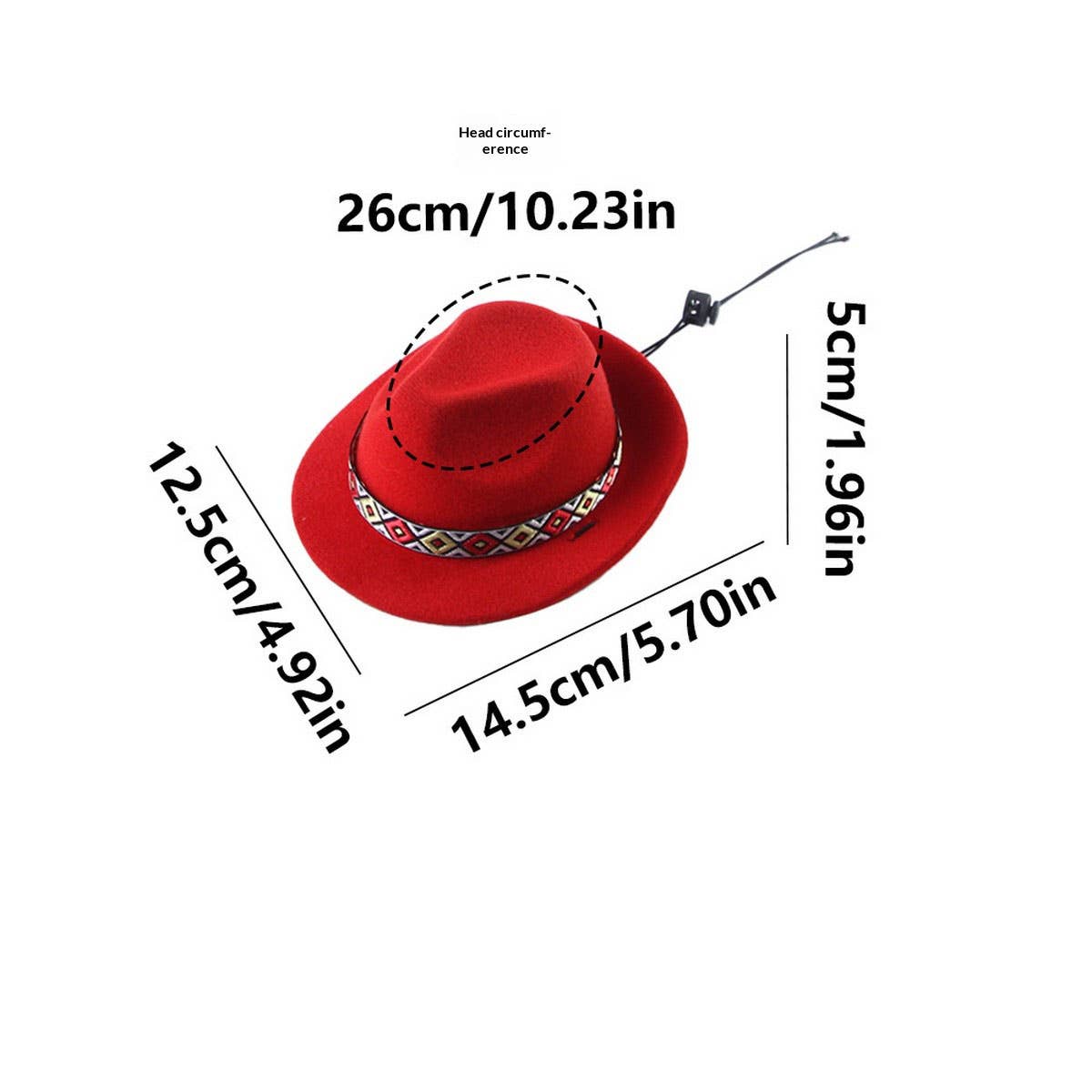 Pet Western Cowboy Sun Hat_CWMM11702: BLACK / (OS) 1