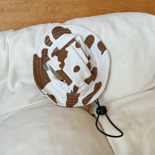 Cow Print Pet Bucket Hats