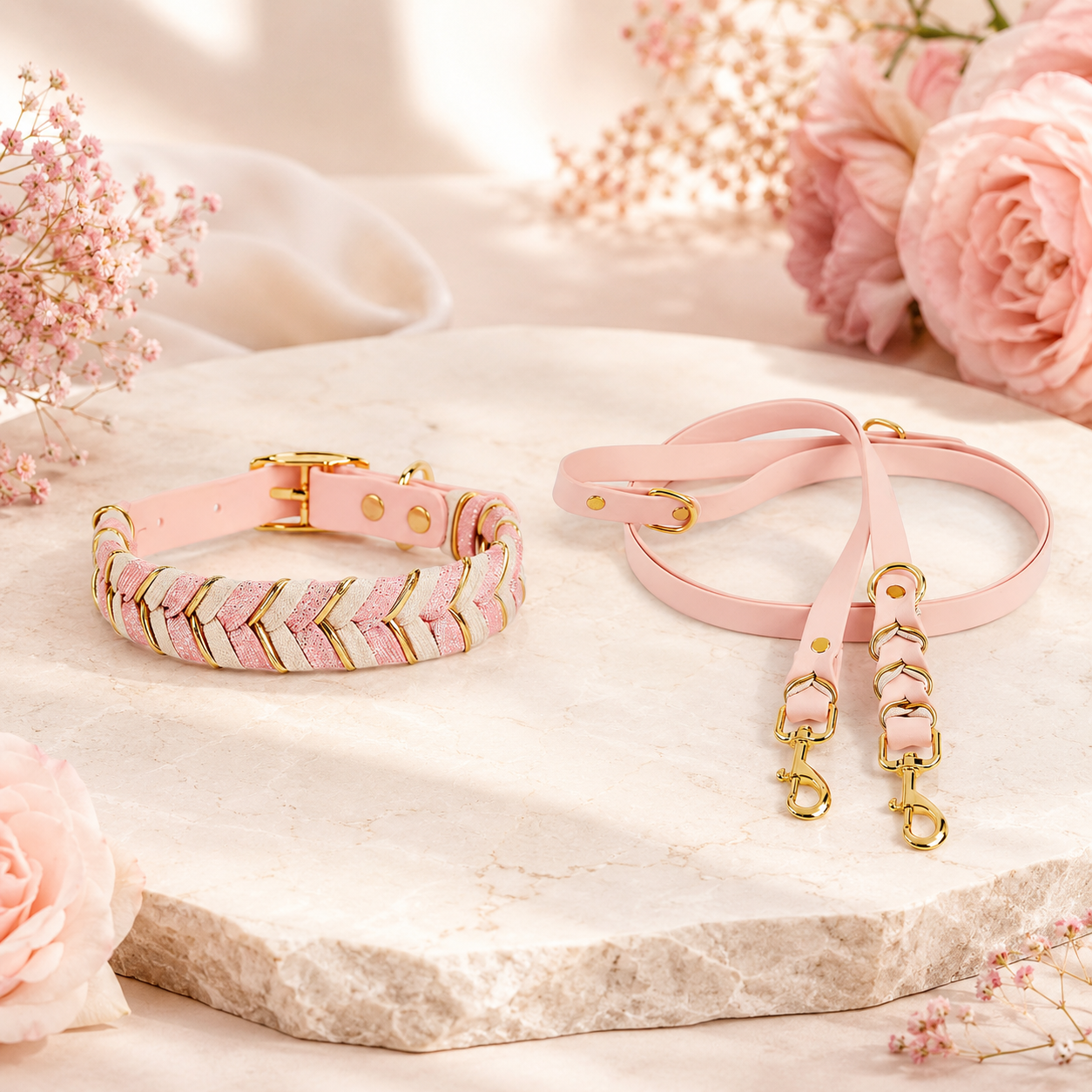 Braided Leash & Collar Set