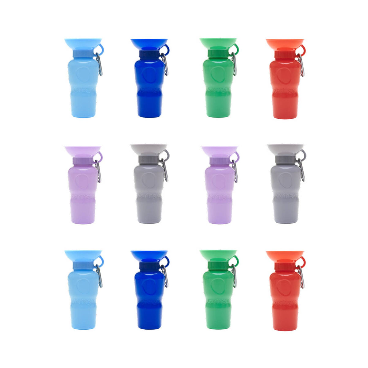 Dog Travel Water Bottle - 22oz Classic (12 Pack): Cotton Candy / 22 oz