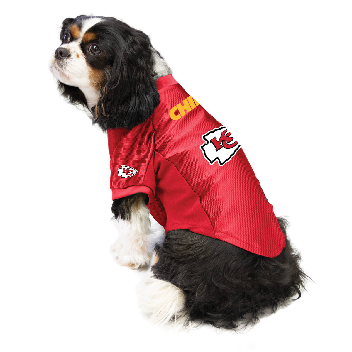 NFL Kansas City Chiefs Pet Stretch Jersey: M