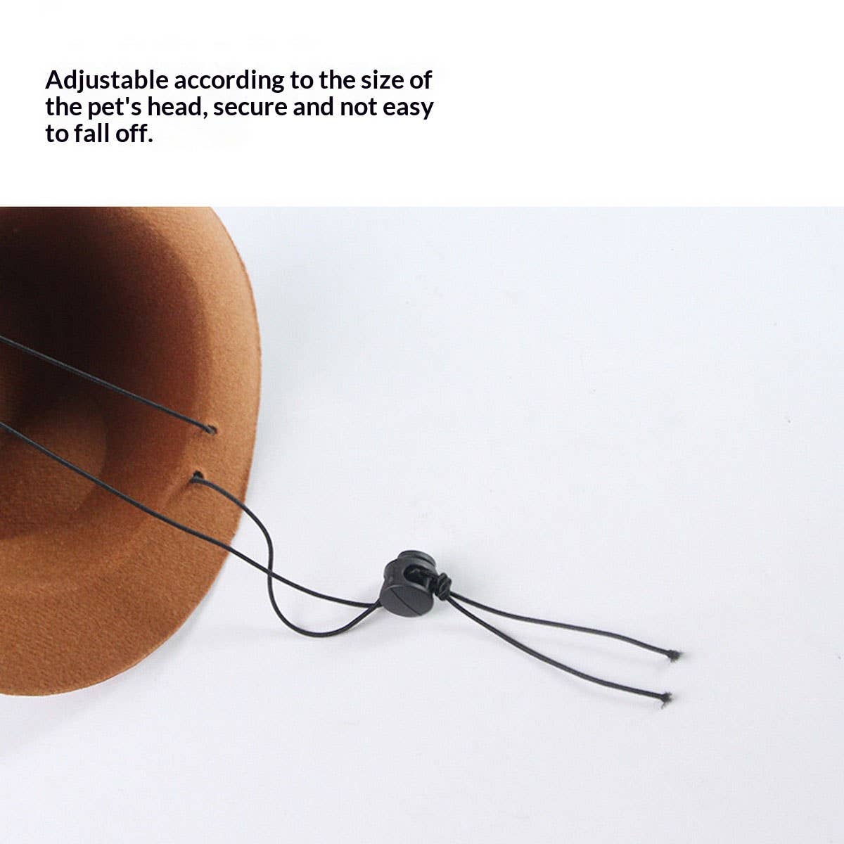 Pet Western Cowboy Sun Hat_CWMM11702: BLACK / (OS) 1