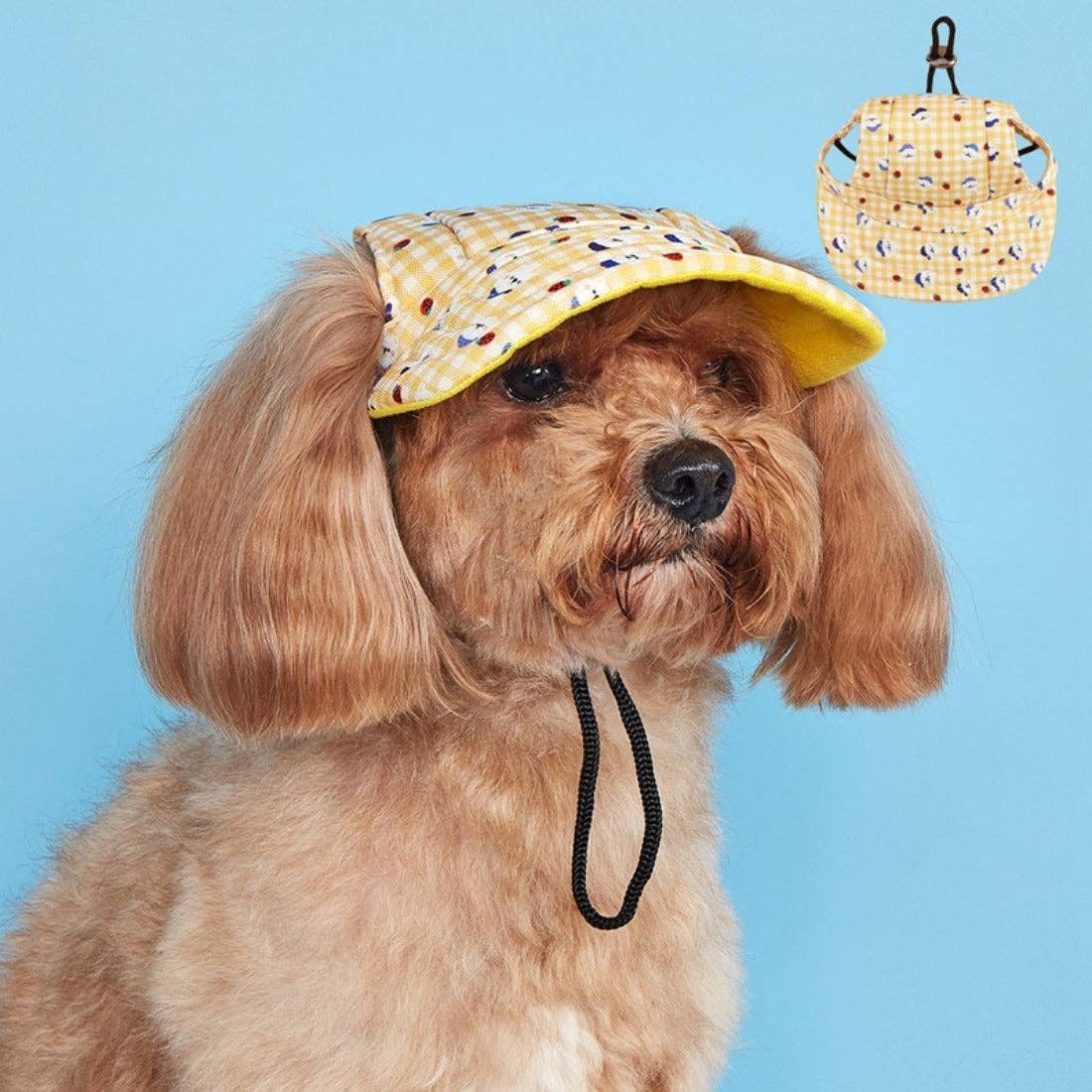 Ozzie - Colorful Stylish Dog Caps: Yellow / M