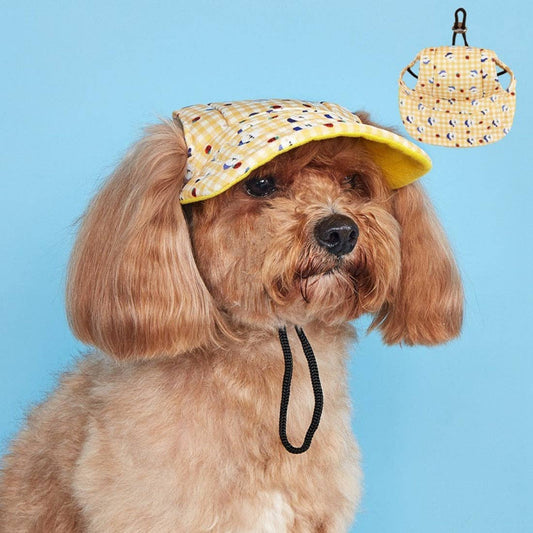 Ozzie - Colorful Stylish Dog Caps: Yellow / L
