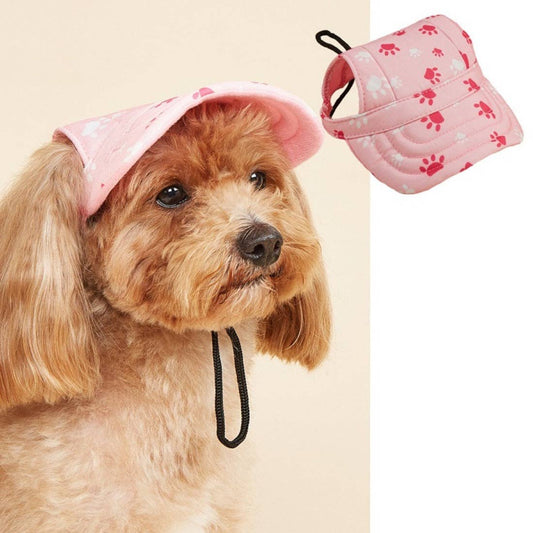 Ozzie - Colorful Stylish Dog Caps: Pink / L