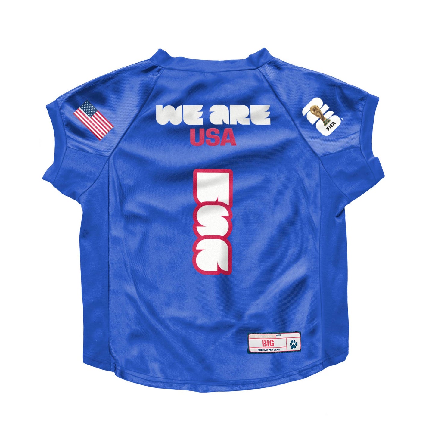 2026 FIFA World Cup Pet Stretch Jersey: S / USA