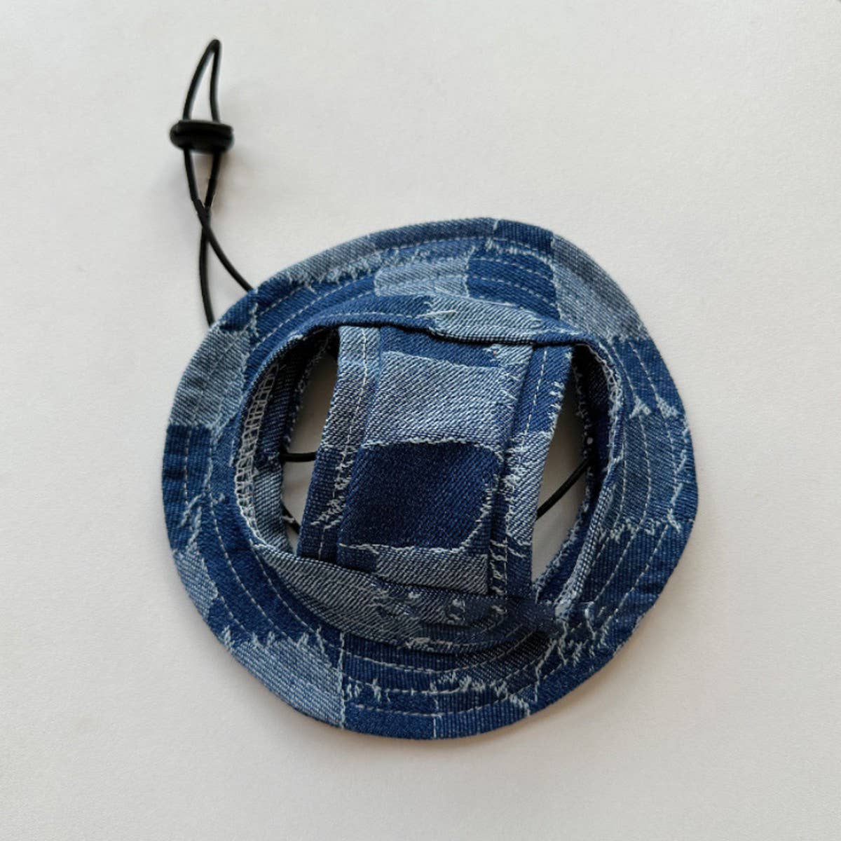Pet Sun Hat – Cute Outdoor Bucket Hat for Dogs_CWAH3696: DARKBLUE2 / (M) 1