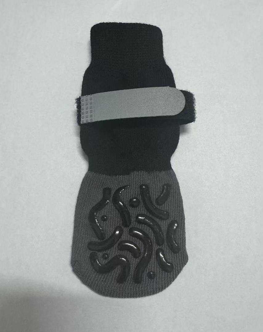 Winter Non-Slip Dog & Cat Socks, Indoor Shoes_CWMM11971: BROWN2 / (M) 1