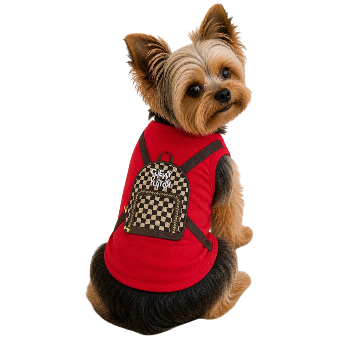 Chewy Backpack Red BP221: Extra Small