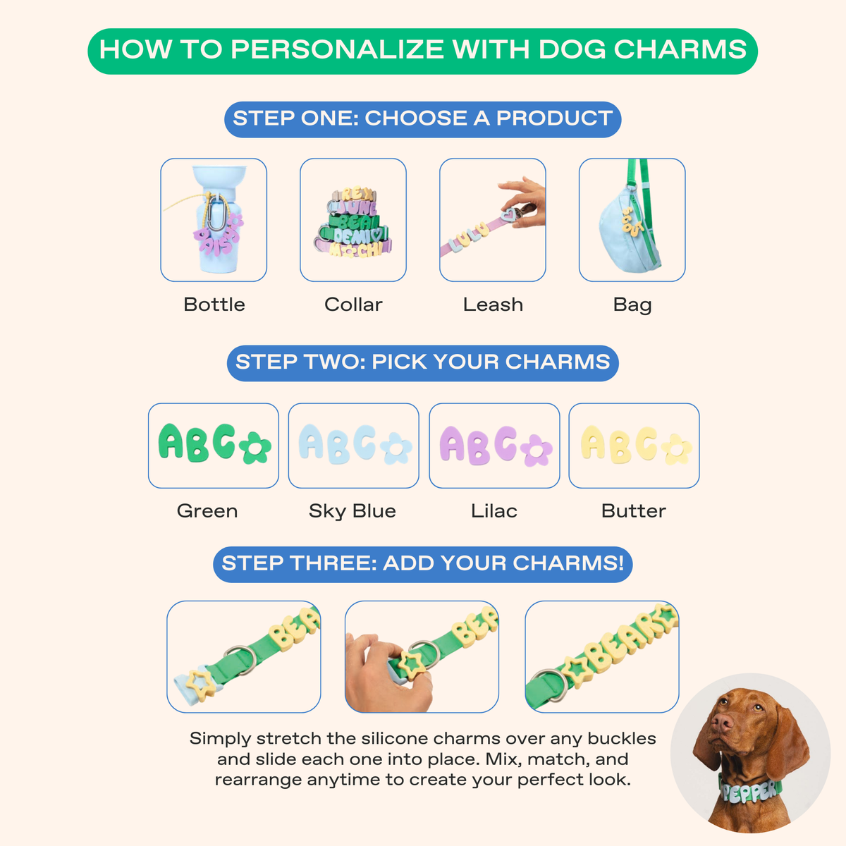Dog Charm Bar Counter Display + Assorted Products
