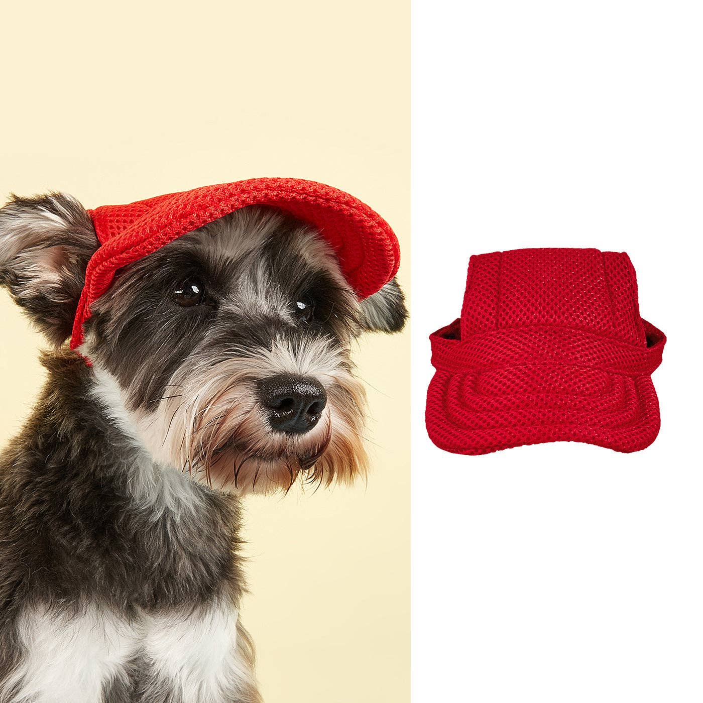 Ozzie - Lightweight Mesh Dog Hat for Pets: Blue / M