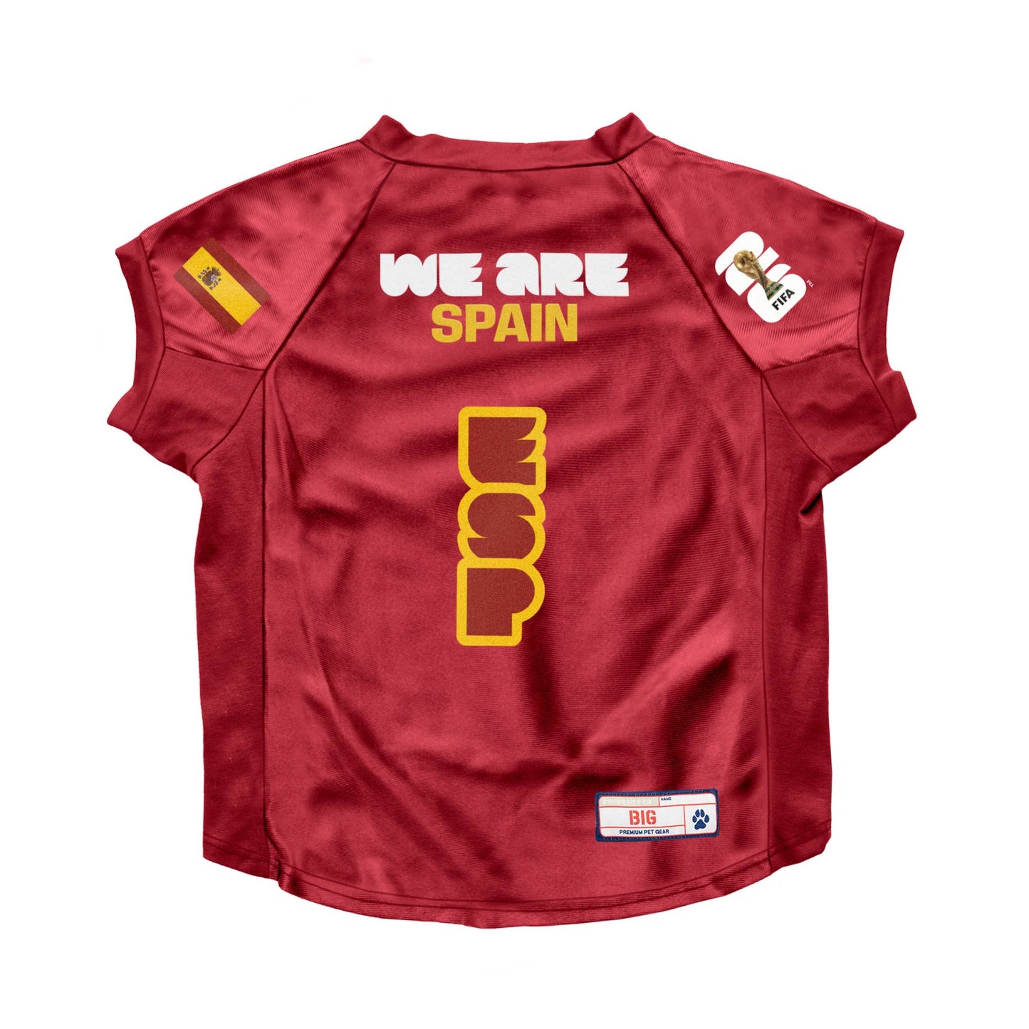 2026 FIFA World Cup Pet Stretch Jersey: Big / Mexico