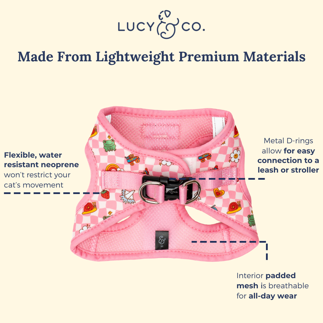 Lucy & Co. - Cutie Patootie Step-in Cat Harness