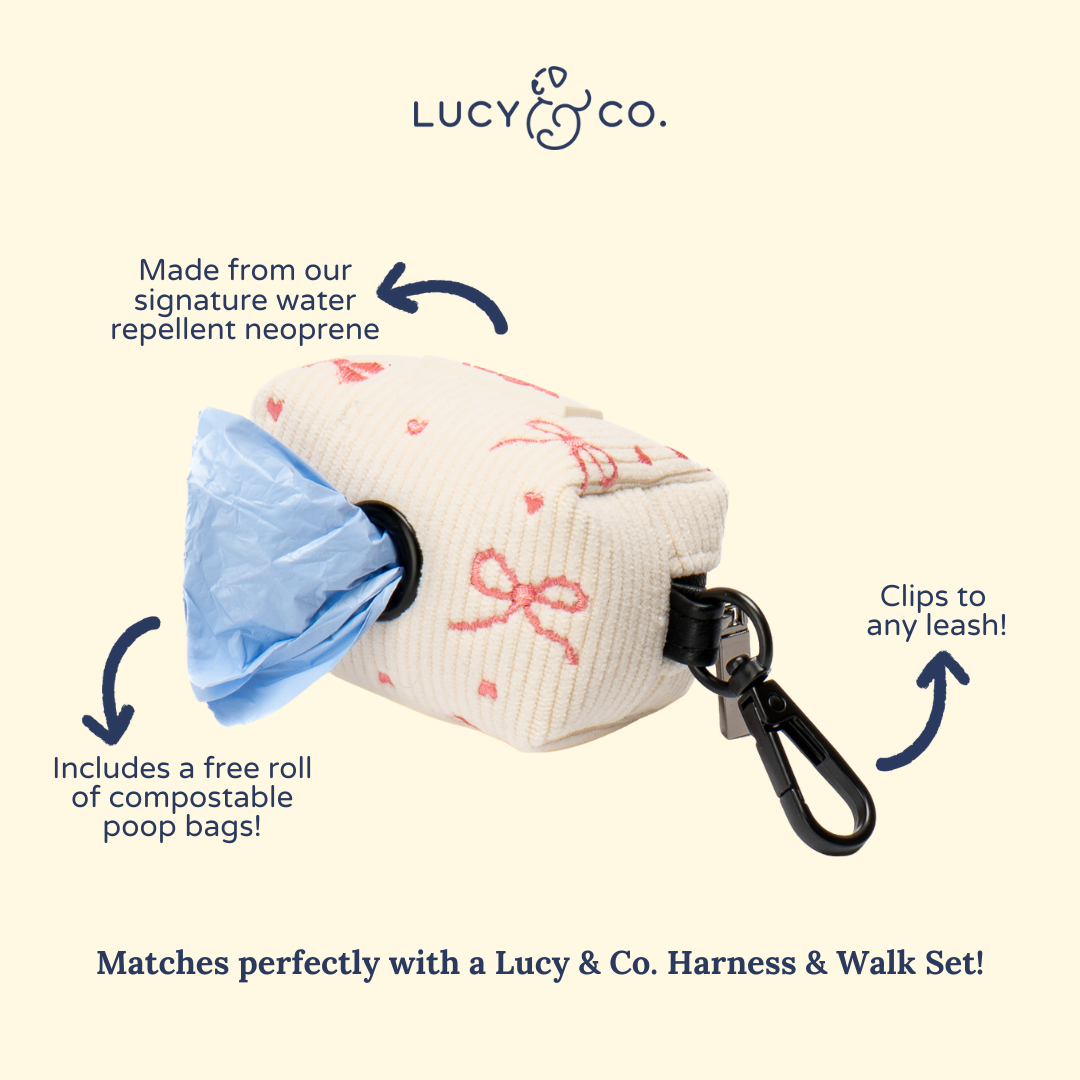 Lucy & Co. - Ever So Sweet Corduroy Poop Bag Holder
