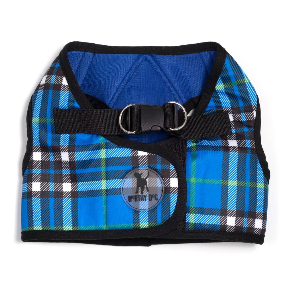 Plaid Sidekick Harness: Tan / XX Small